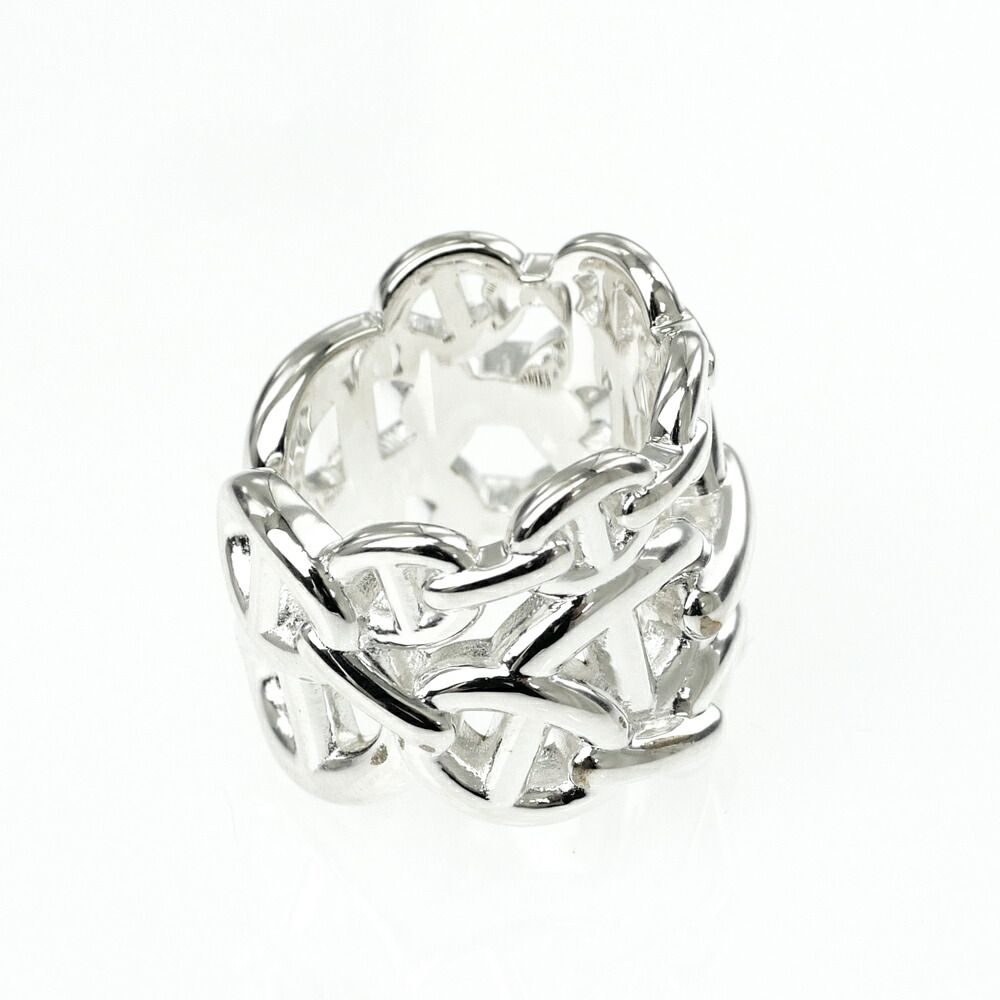 Hermes Ring Chaine D'ancre GM 46 Silver