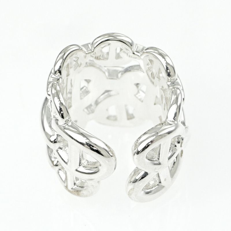 Hermes Ring Chaine D'ancre GM 46 Silver