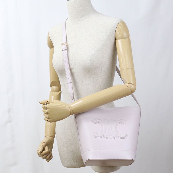 Celine Small Bucket Cuir Triomphe Crossbody Shoulder Bag Calfskin