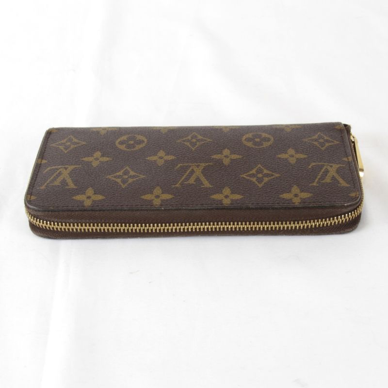 Louis Vuitton Zippy Wallet Monogram Canvas Brown