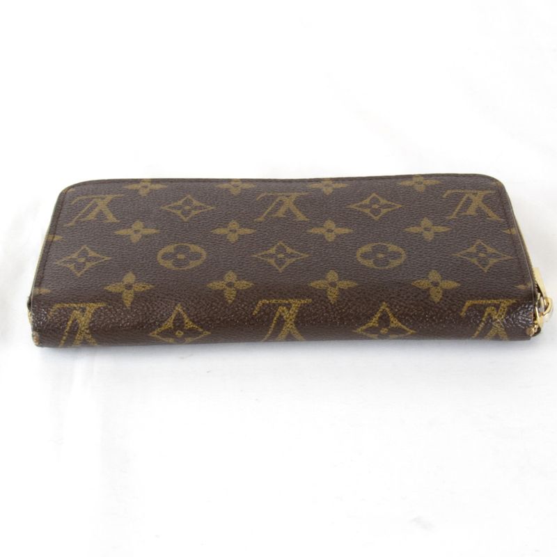 Louis Vuitton Zippy Wallet Monogram Canvas Brown