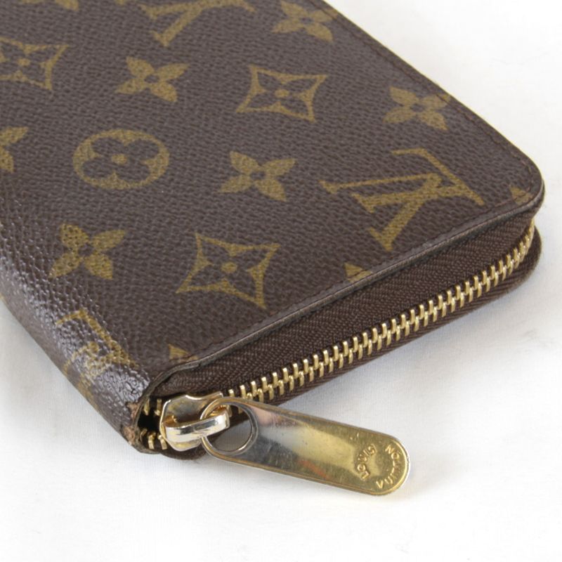 Louis Vuitton Zippy Wallet Monogram Canvas Brown