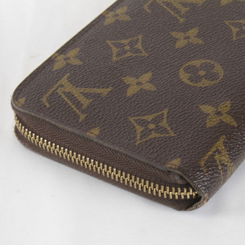 Louis Vuitton Zippy Wallet Monogram Canvas Brown
