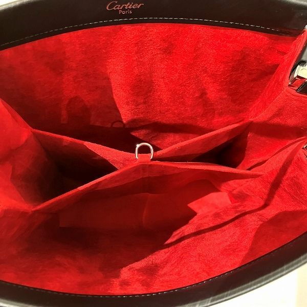 Cartier Trinity Leather Black Tote