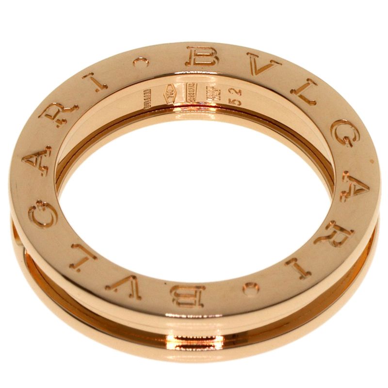 Bvlgari B-zero One Band 52 Ring 18k Pink Gold