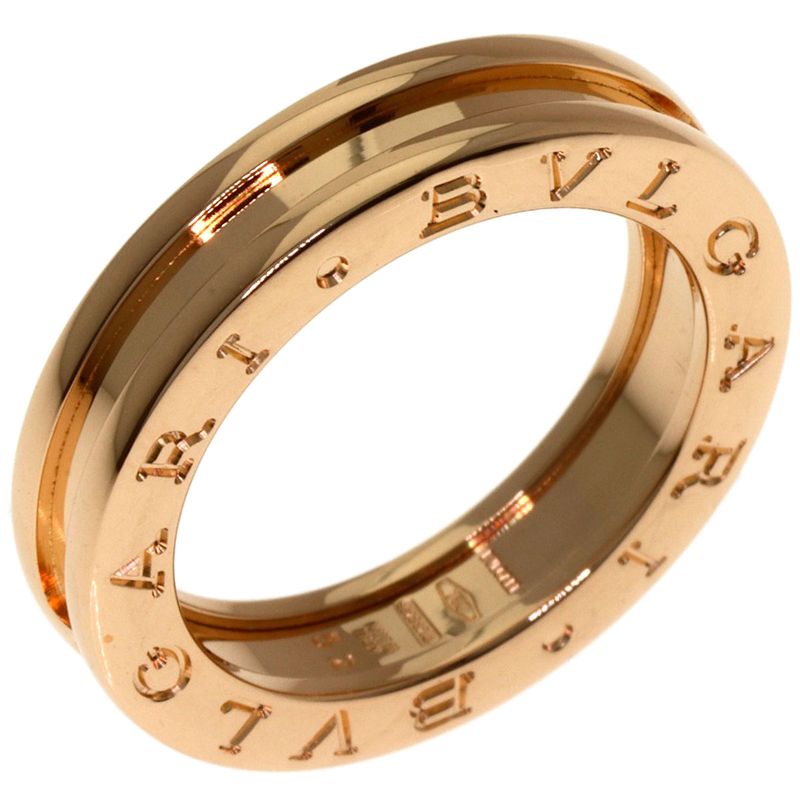 Bvlgari B-zero One Band 52 Ring 18k Pink Gold