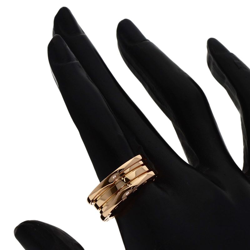 Bvlgari B-zero One Band 58 Ring 18k Pink Gold