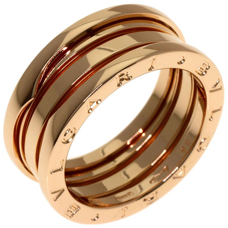 Bvlgari B-zero One Band 58 Ring 18k Pink Gold