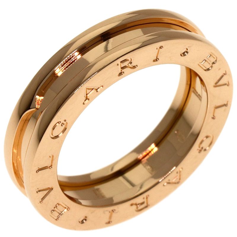 Bvlgari B-zero One Band 50 Ring 18k Pink Gold