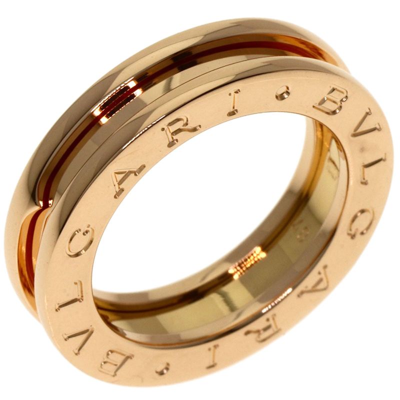 Bvlgari B-zero One Band 48 Ring 18k Pink Gold