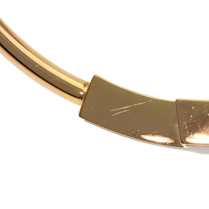 Tiffany & Co T Wire Wide Onyx XL Bracelet 18k Pink Gold