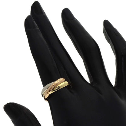 Cartier Trinity 51 Ring 18k Yellow Gold 18k White Pink