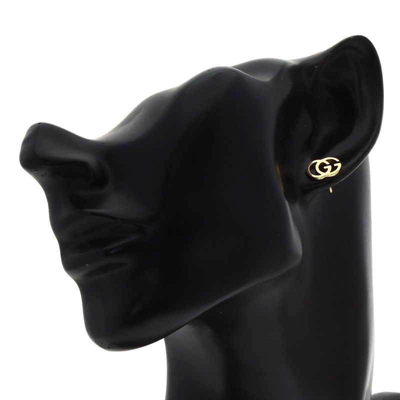 Gucci GG Running Stud Earrings 18k Yellow Gold