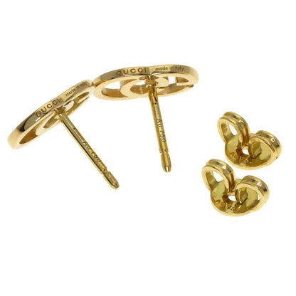 Gucci GG Running Stud Earrings 18k Yellow Gold