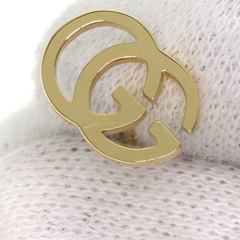 Gucci GG Running Stud Earrings 18k Yellow Gold