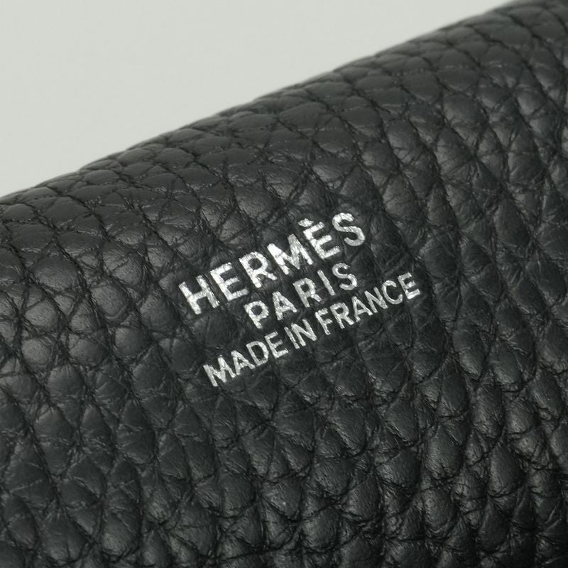 Hermes Victoria Messenger Bag Tote Taurillon Clemence Noir Black
