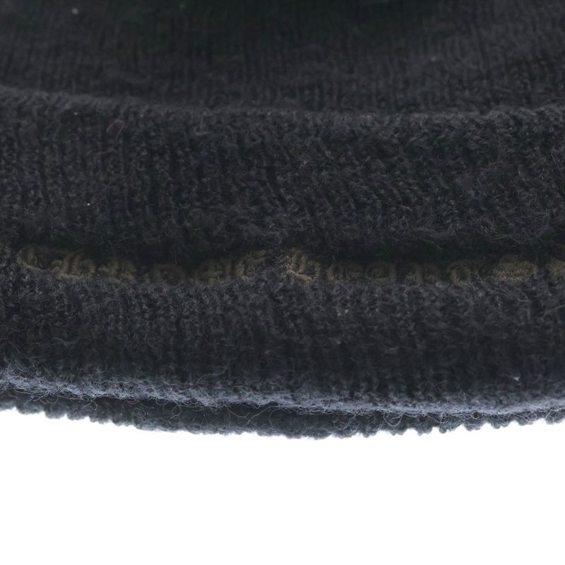 Chrome Hearts Wool Watch Cap CH Plus Embroidery Cap Black Knit Cap Beanie