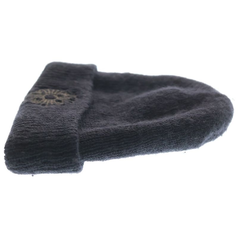 Chrome Hearts Wool Watch Cap CH Plus Embroidery Cap Black Knit Cap Beanie
