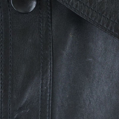 Celine Aviator Soft Drum Lambskin Leather Jacket Black