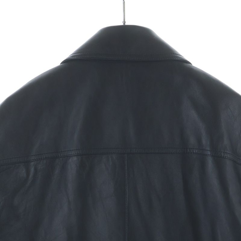 Celine Aviator Soft Drum Lambskin Leather Jacket Black
