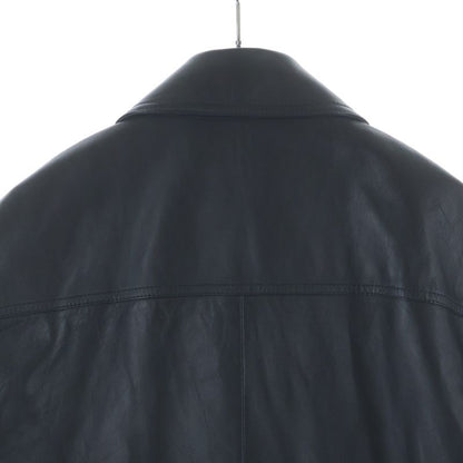 Celine Aviator Soft Drum Lambskin Leather Jacket Black