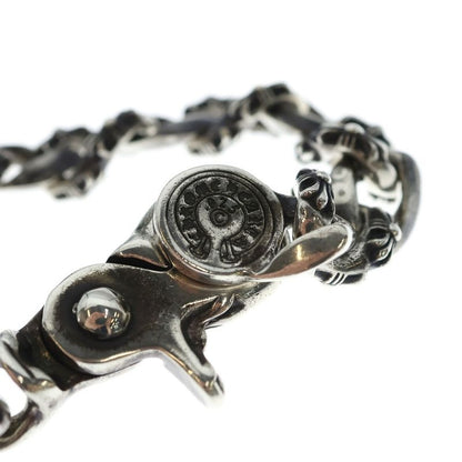 Chrome Hearts Fncy Chn Lnk Fancy Link Clip Bracelet 15 Links Silver