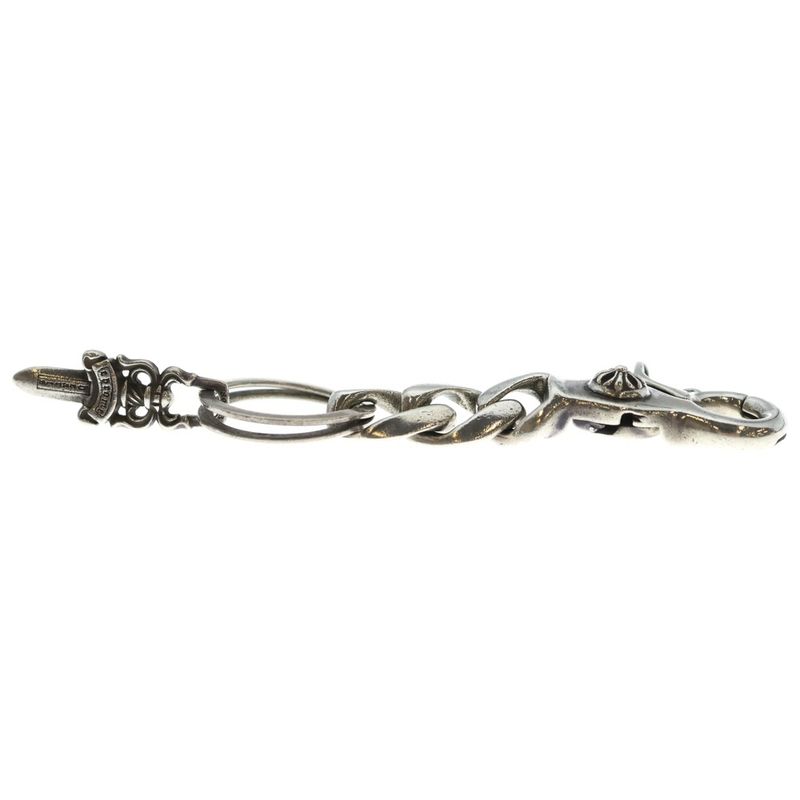 Chrome Hearts Clp Chn Classic-s Short Classic Link Key Chain Silver Necklace