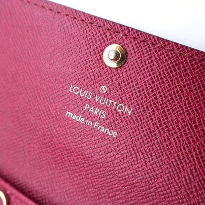 Louis Vuitton Monogram Multicles 6 Fuchsia Key Ring Key Case Bag Charm Brown