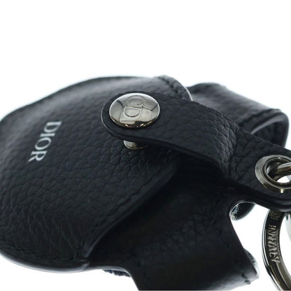 Dior Bobby Air Tag Oak Air Tag Case Key Holder Key Ring Gray Navy