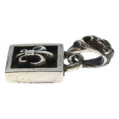 Chrome Hearts Framed BS Fluer Charm Pendant Top Silver