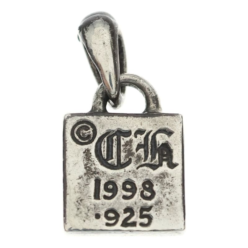 Chrome Hearts Framed BS Fluer Charm Pendant Top Silver