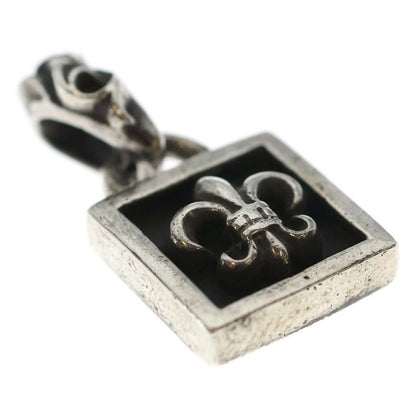 Chrome Hearts Framed BS Fluer Charm Pendant Top Silver