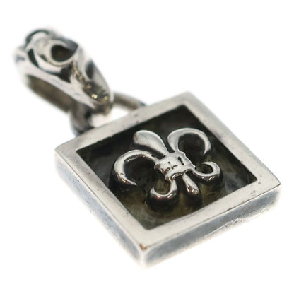 Chrome Hearts Framed BS Fluer Charm Pendant Top Silver