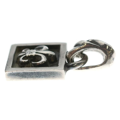 Chrome Hearts Framed BS Fluer Charm Pendant Top Silver
