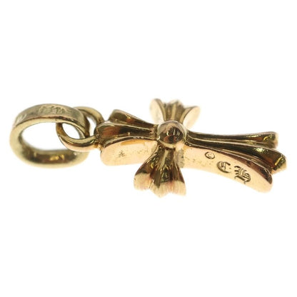 Chrome Hearts 22k Crs Bbyfat Baby Fat Cross Pendant Top Gold