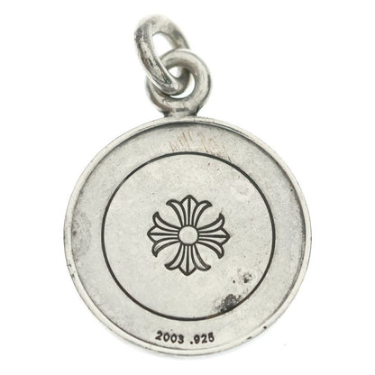 Chrome Hearts Chrm Angl Mdl V1 Angel Medal Charm After Ruby V1 Silver Keychain