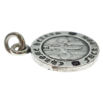 Chrome Hearts Chrm Angl Mdl V1 Angel Medal Charm After Ruby V1 Silver Keychain