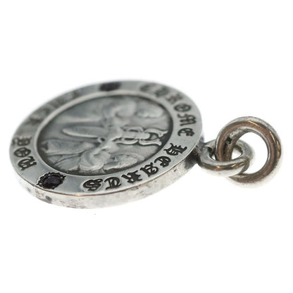 Chrome Hearts Chrm Angl Mdl V1 Angel Medal Charm After Ruby V1 Silver Keychain