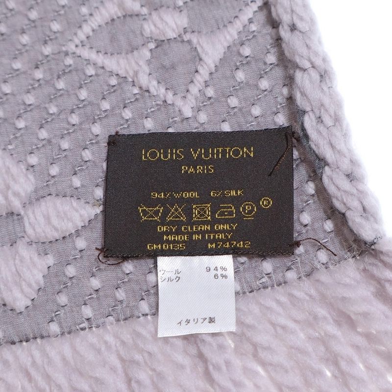 Louis Vuitton Logomania Scarf Monogram Gray