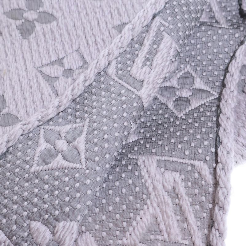 Louis Vuitton Logomania Scarf Monogram Gray