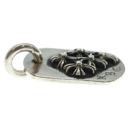 Chrome Hearts Raised Dogtag Dog Tag Nyc Limited Charm Silver Necklace Top