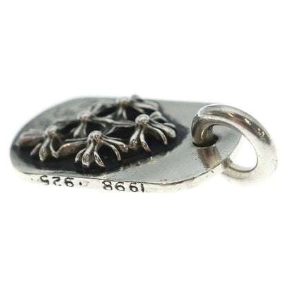 Chrome Hearts Raised Dogtag Dog Tag Nyc Limited Charm Silver Necklace Top