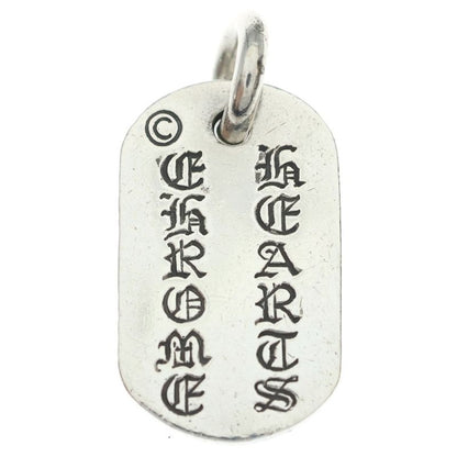 Chrome Hearts Raised Dogtag Dog Tag Nyc Limited Charm Silver Necklace Top