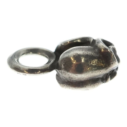 Chrome Hearts B Stack Heart Charm Silver Necklace Top
