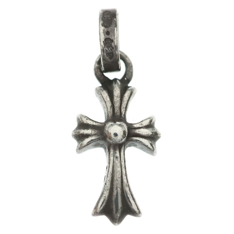 Chrome Hearts Crs Bbyfat P Dmnd Baby Fat Cross Pave Diamond Pendant Top