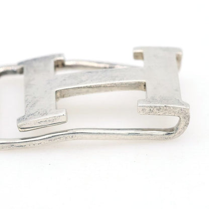 Hermes Constance Logo Money Clip Silver