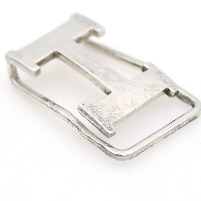 Hermes Constance Logo Money Clip Silver