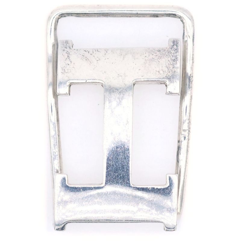 Hermes Constance Logo Money Clip Silver