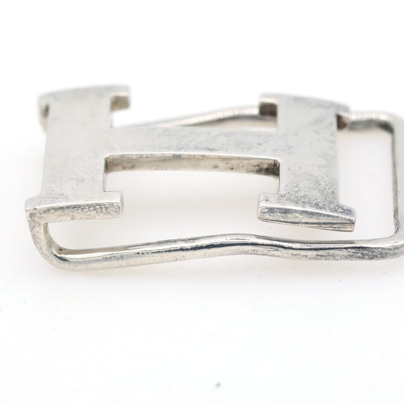 Hermes Constance Logo Money Clip Silver