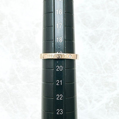 Tiffany & Co Band Diamond Ring Pink Gold